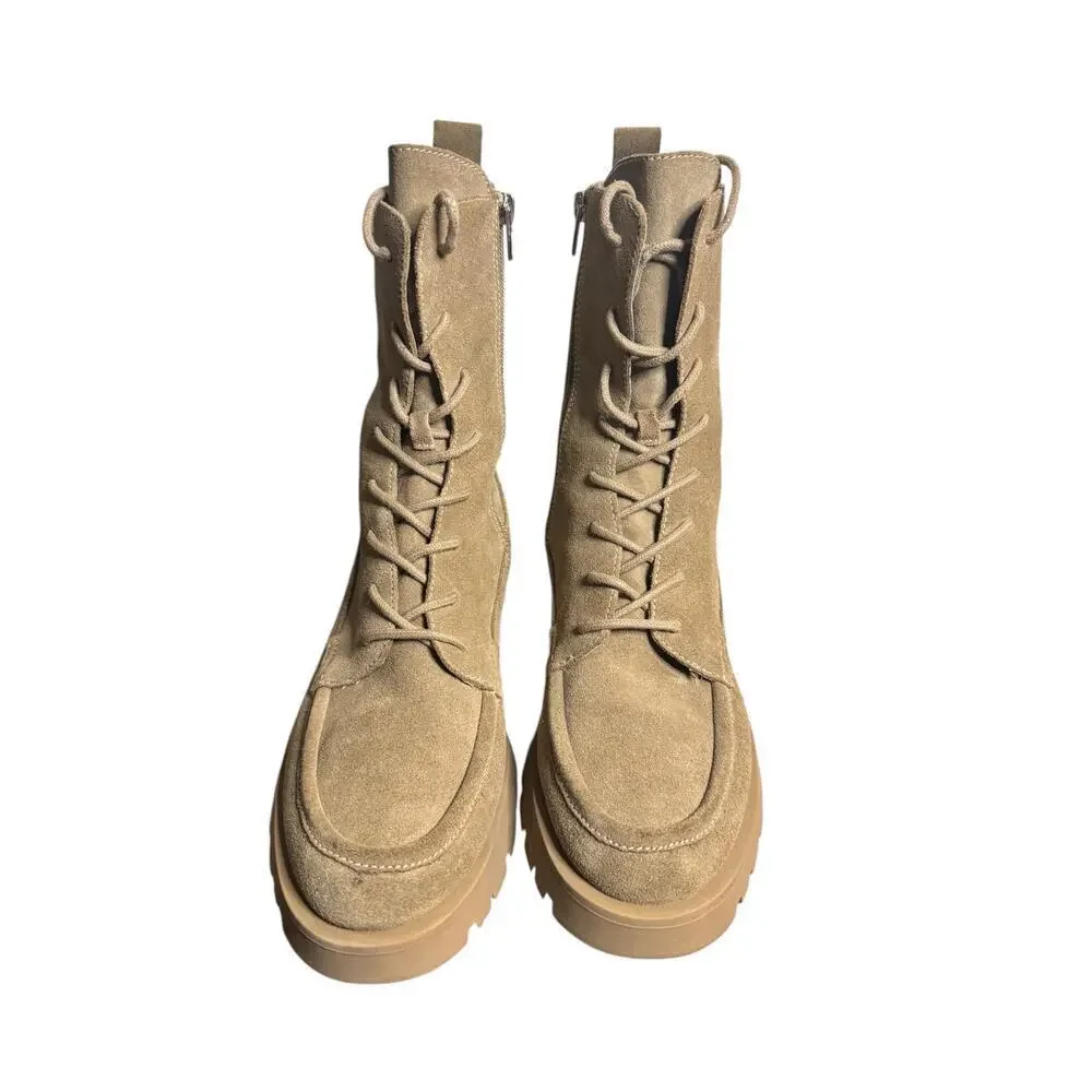 NWOT Dolce Vita Combat Style Boots- minor pen mark. Size 11 women or 9.5 men